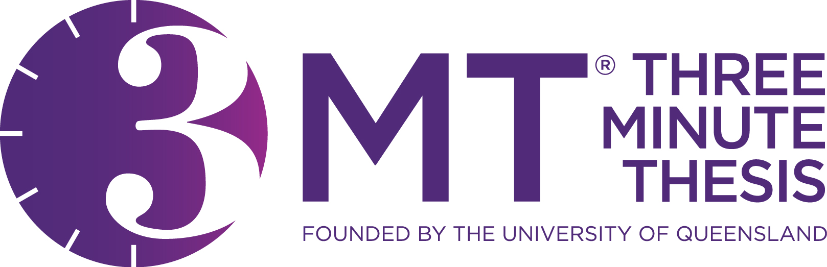 3MT - Three Minute Thesis - Founded by the University of Queensland